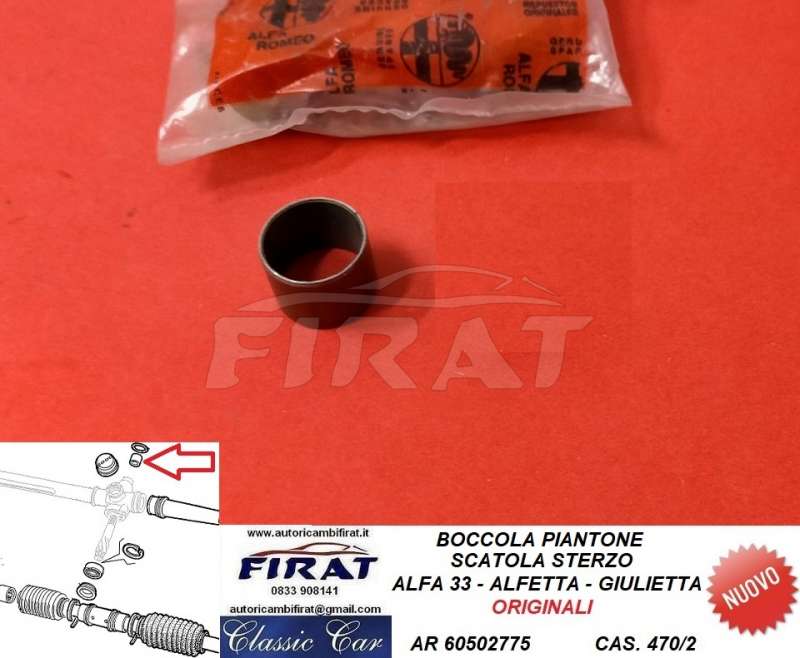 BOCCOLA PIANTONE SCATOLA STERZO ALFA 33 - ALFETTA (60502775)